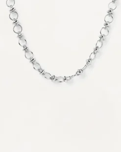 Collares Básicos|Collares De Cadena-PDPAOLA Collar Cadena de Plata Meraki