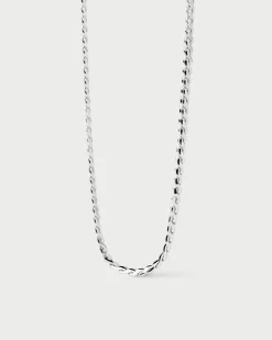 Collares Básicos|Collares De Cadena-PDPAOLA Collar Cadena de Plata Serpentine