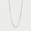 Collares Básicos|Collares De Cadena-PDPAOLA Collar cadena de plata Sparkle