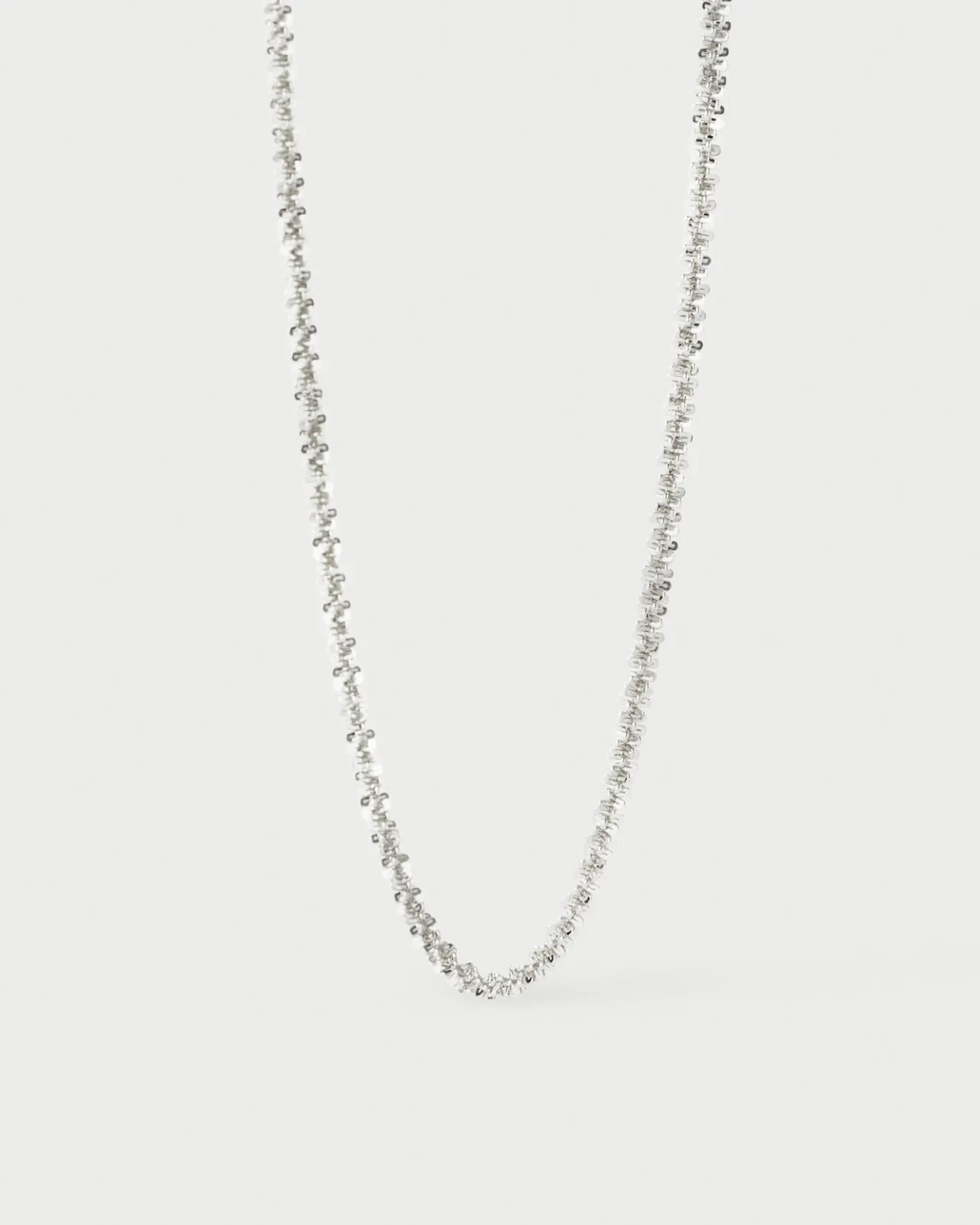 Collares Básicos|Collares De Cadena-PDPAOLA Collar cadena de plata Sparkle