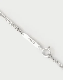Collares Básicos|Collares De Cadena-PDPAOLA Collar cadena de plata Sparkle