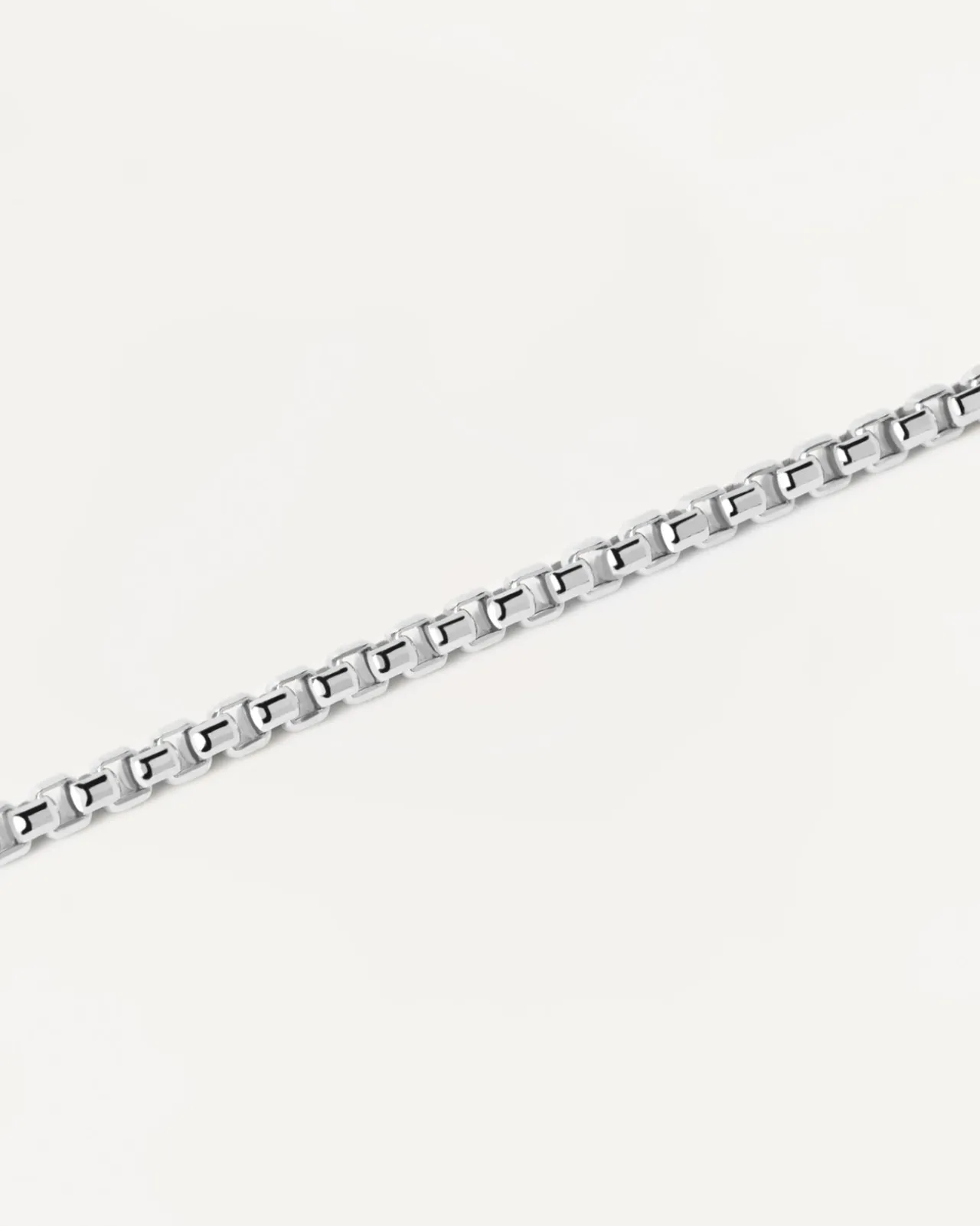 Joyas De Oro Blanco 18K|Joyas De Oro 18K-PDPAOLA Collar Cadena Veneciana de Oro Blanco
