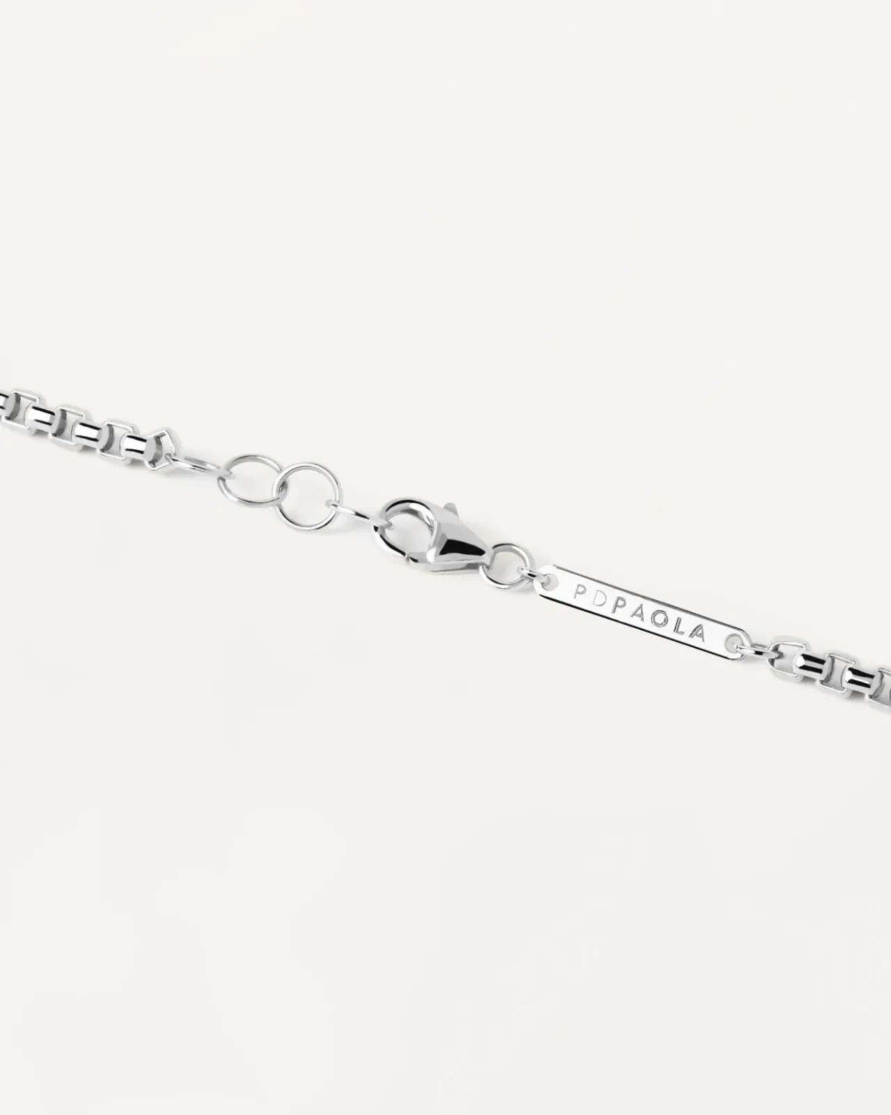 Joyas De Oro Blanco 18K|Joyas De Oro 18K-PDPAOLA Collar Cadena Veneciana de Oro Blanco