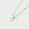 Joyas Con Diamantes|Joyas De Oro Blanco 18K-PDPAOLA Collar de diamantes y oro blanco Delia