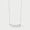 Joyas Con Diamantes|Joyas De Oro Blanco 18K-PDPAOLA Collar de Diamantes Y Oro Blanco Eternity