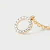 Joyas Con Diamantes|Joyas De Oro 18K-PDPAOLA Collar de diamantes y oro Circle