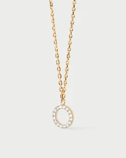 Joyas Con Diamantes|Joyas De Oro 18K-PDPAOLA Collar de diamantes y oro Circle