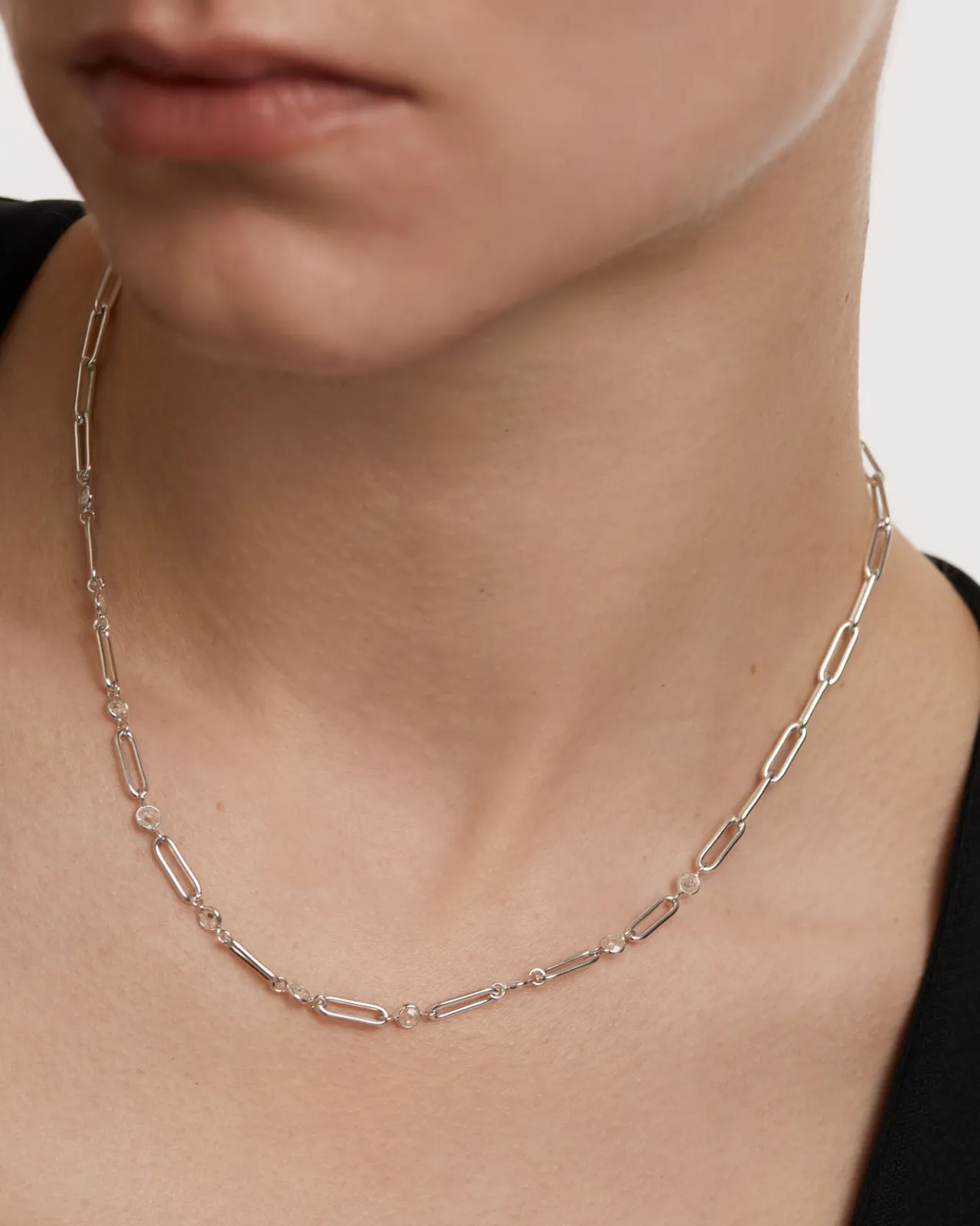 Collares Básicos|Collares De Cadena-PDPAOLA Collar de Plata Love Triangle