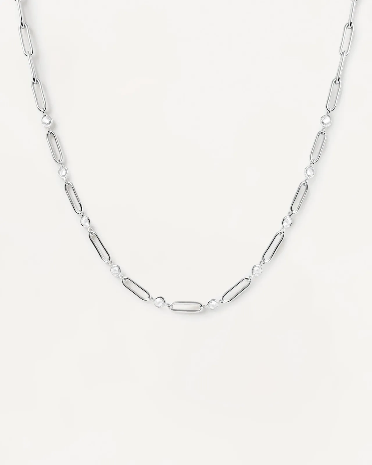 Collares Básicos|Collares De Cadena-PDPAOLA Collar de Plata Love Triangle
