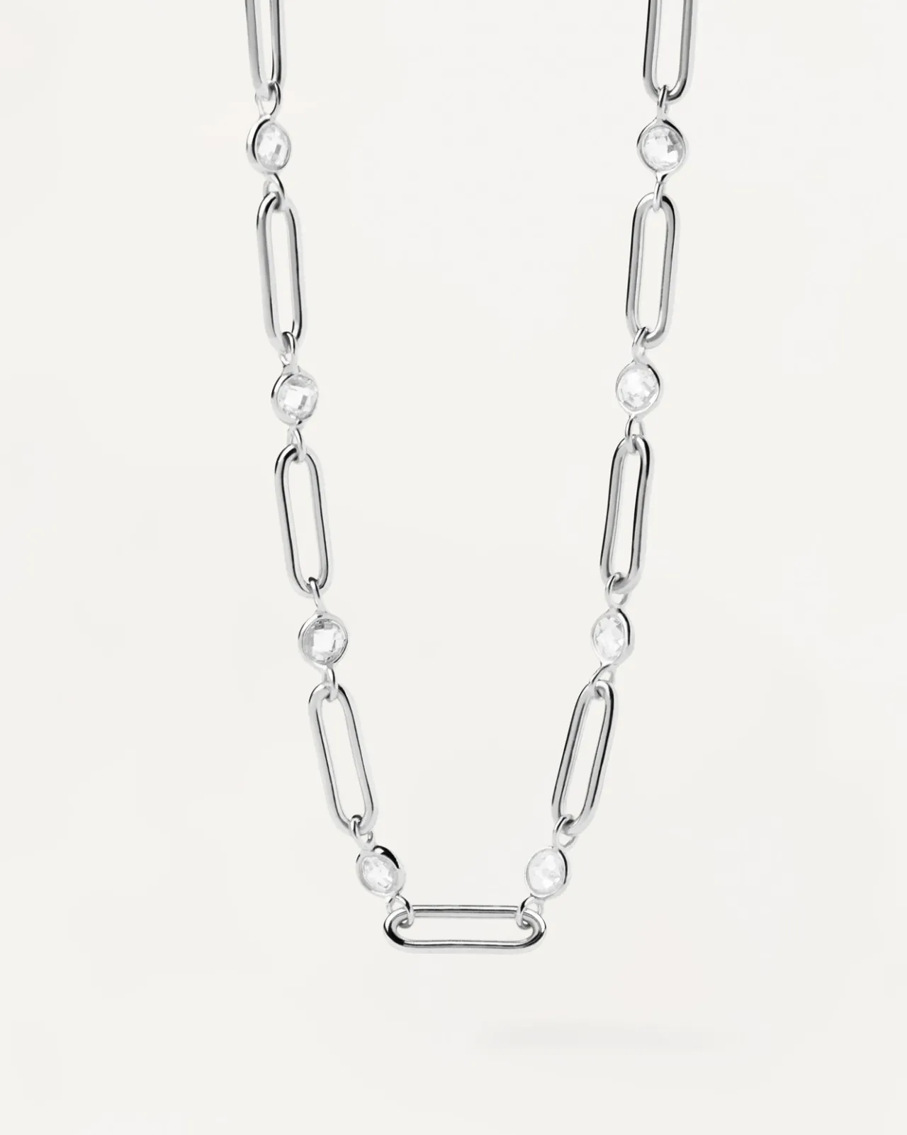 Collares Básicos|Collares De Cadena-PDPAOLA Collar de Plata Love Triangle