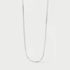 Collares Básicos|Collares De Cadena-PDPAOLA Collar de Plata Snake