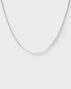 Collares Básicos|Collares De Cadena-PDPAOLA Collar de Plata Snake