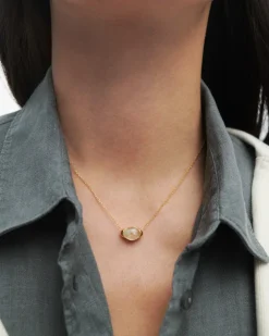 Collares Básicos|Collares Con Piedras Semipreciosas-PDPAOLA Collar frenita Bay