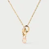 Collares Solitarios|Collares Básicos-PDPAOLA Collar Lily melocotón