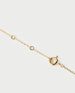 Collares Solitarios|Collares Básicos-PDPAOLA Collar Lily melocotón