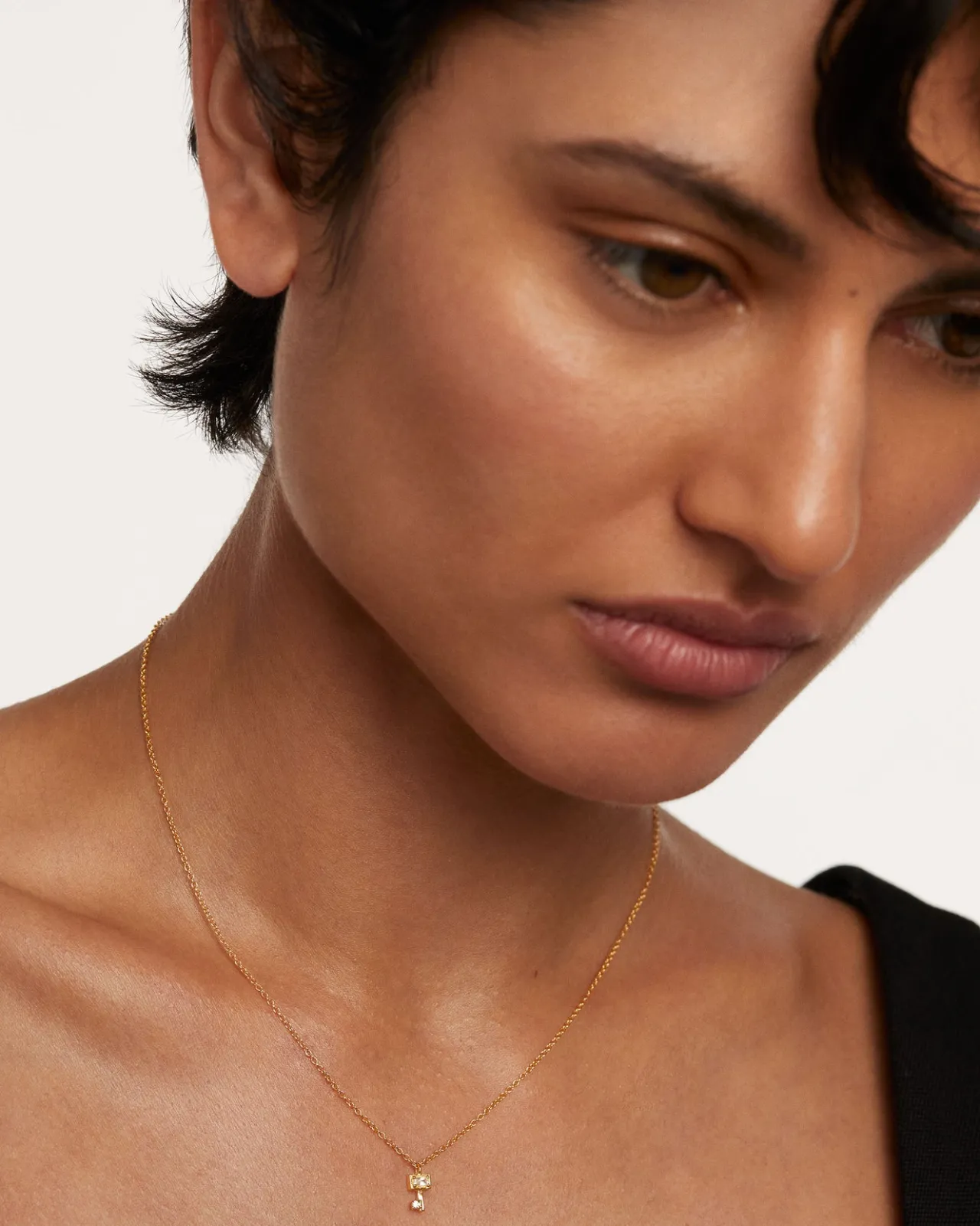 Collares Básicos|Collares De Oro-PDPAOLA Collar Llave