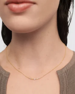 Collares Básicos|Collares Con Piedras Semipreciosas-PDPAOLA Collar Lotus