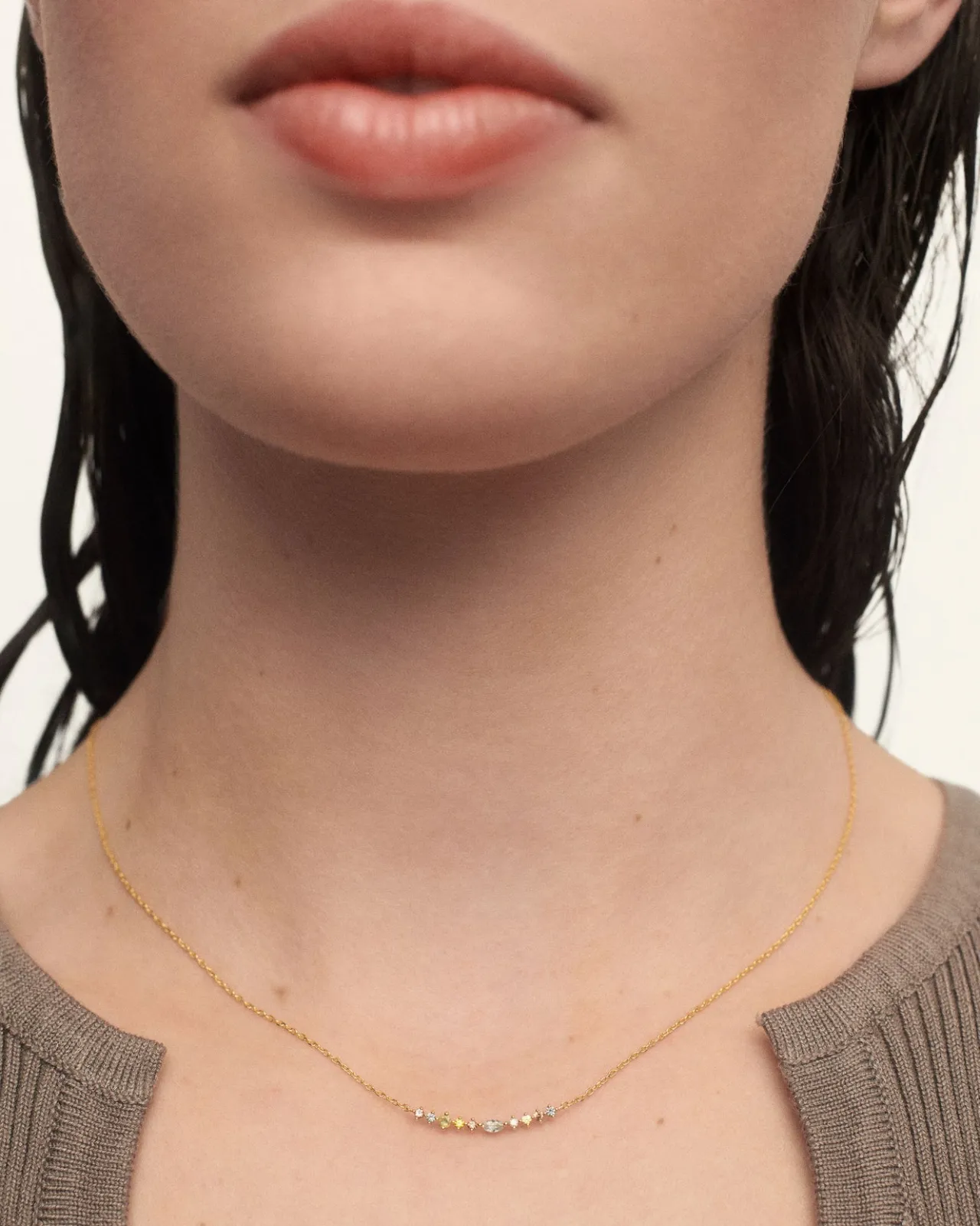 Collares Básicos|Collares Con Piedras Semipreciosas-PDPAOLA Collar Lotus