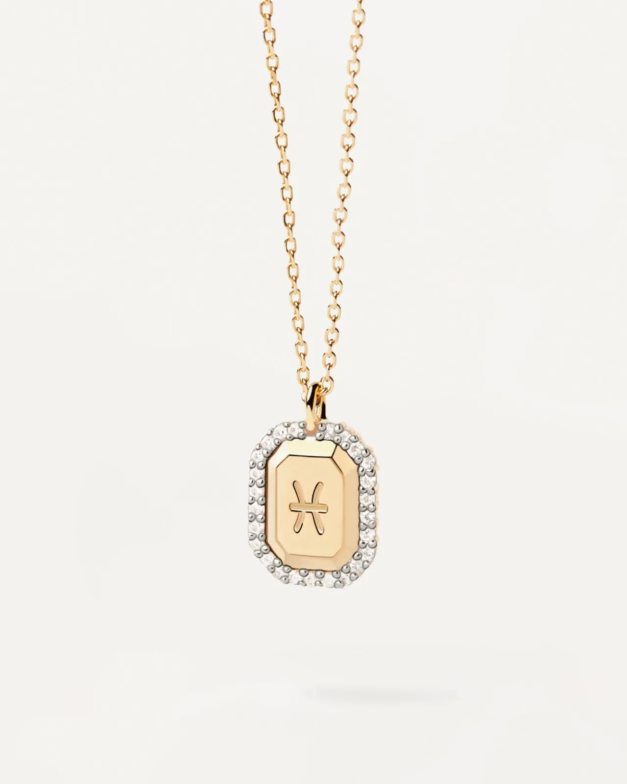 Collares De Oro|Collares Más Vendidos-PDPAOLA Collar Piscis