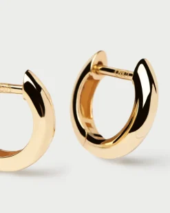 Aros|Pendientes De Alta Joyería-PDPAOLA Pendientes de oro Bold Mini