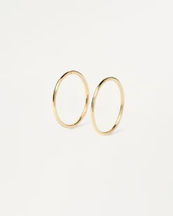 Aros|Pendientes De Alta Joyería-PDPAOLA Pendientes de oro Essential Mini