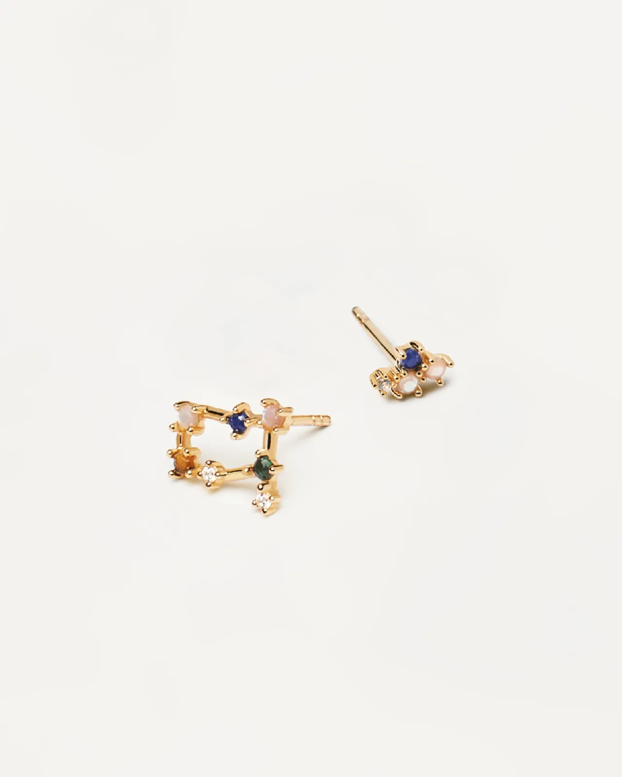 Pendientes Con Piedras Semipreciosas|Pendientes De Oro-PDPAOLA Pendientes Géminis