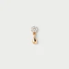 Joyas Con Diamantes|Joyas De Oro 18K-PDPAOLA Piercing oreja de diamantes y oro Noe