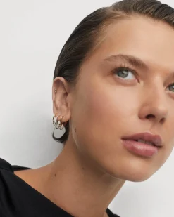 Joyas Con Diamantes|Joyas De Oro 18K-PDPAOLA Piercing oreja de diamantes y oro Noe