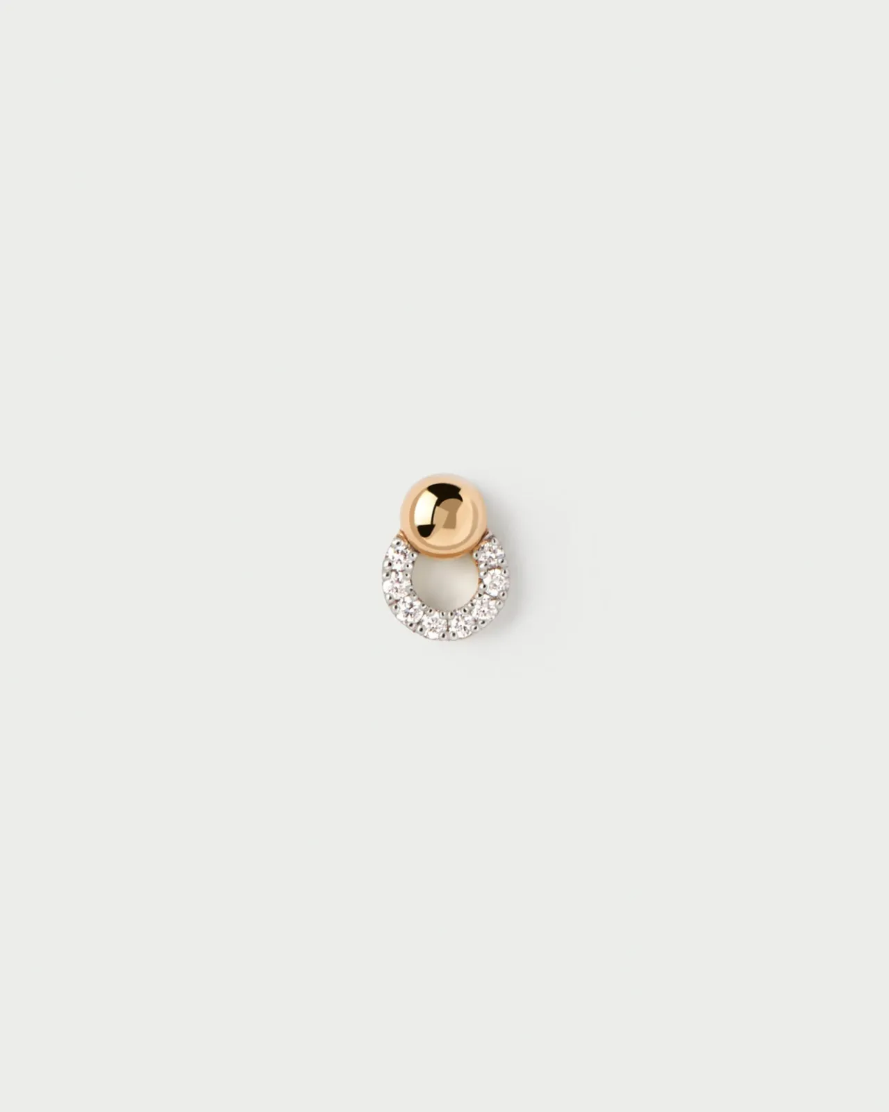 Joyas Con Diamantes|Joyas De Oro 18K-PDPAOLA Piercing oreja de diamantes y oro Loop