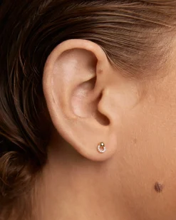 Joyas Con Diamantes|Joyas De Oro 18K-PDPAOLA Piercing oreja de diamantes y oro Loop