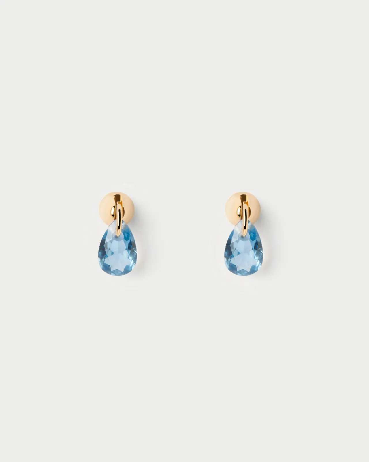 Pendientes Rosca Individuales|Pendientes Individuales-PDPAOLA Piercing oreja Lily azul
