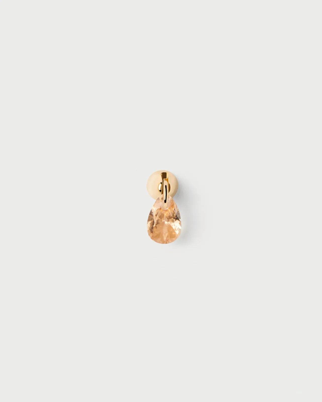 Pendientes Rosca Individuales|Pendientes Individuales-PDPAOLA Piercing oreja Lily melocotón