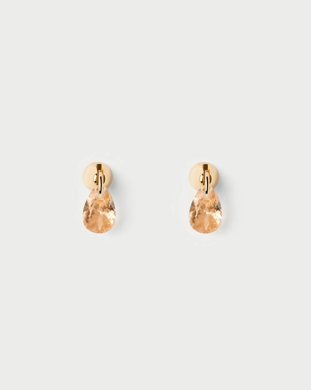 Pendientes Rosca Individuales|Pendientes Individuales-PDPAOLA Piercing oreja Lily melocotón