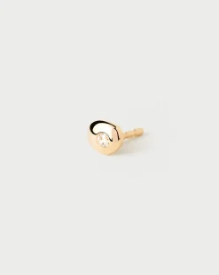 Pendientes Rosca Individuales|Pendientes Individuales-PDPAOLA Piercing oreja stud Sand