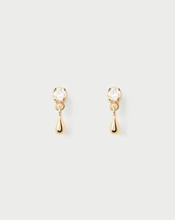 Pendientes Rosca Individuales|Pendientes Individuales-PDPAOLA Piercing oreja stud Water