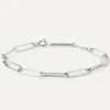 Pulseras Básicas|Pulseras De Cadena-PDPAOLA Pulsera Cadena de Plata Big Statement
