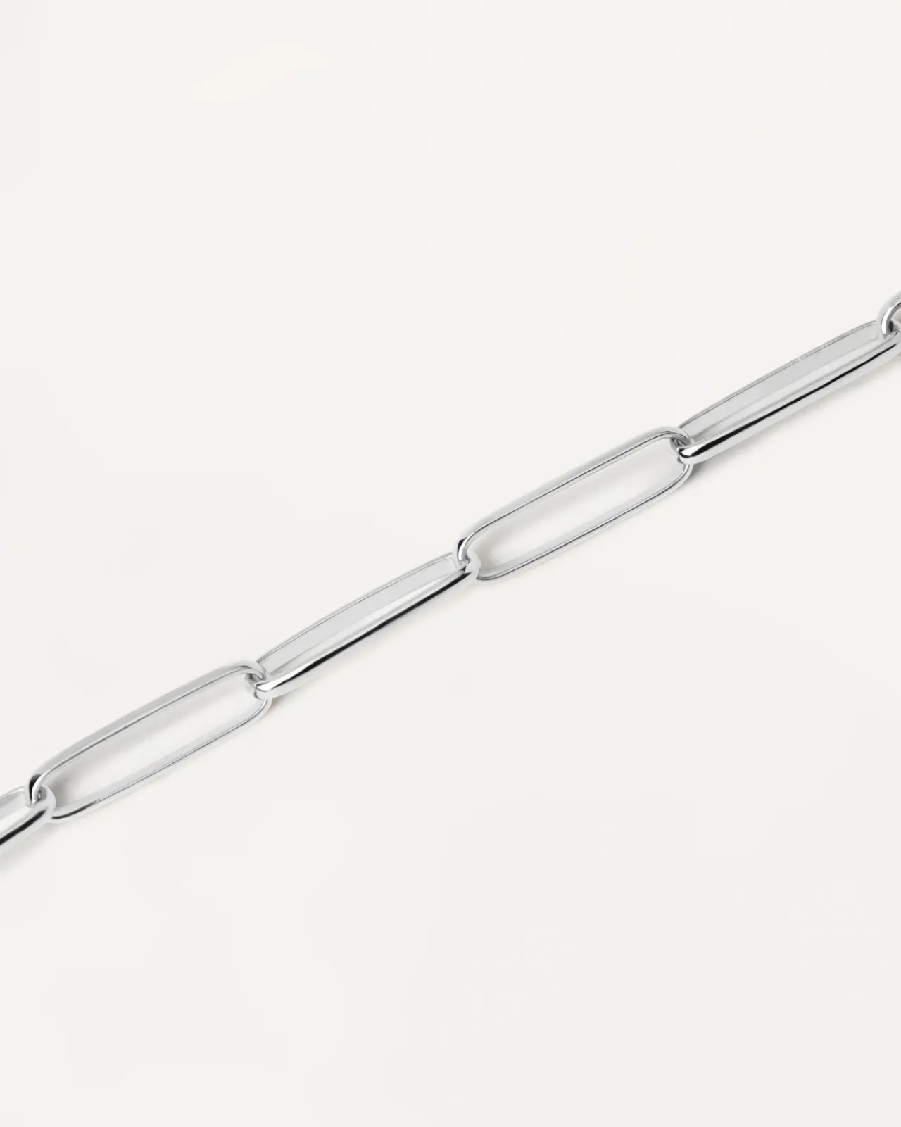 Pulseras Básicas|Pulseras De Cadena-PDPAOLA Pulsera Cadena de Plata Big Statement