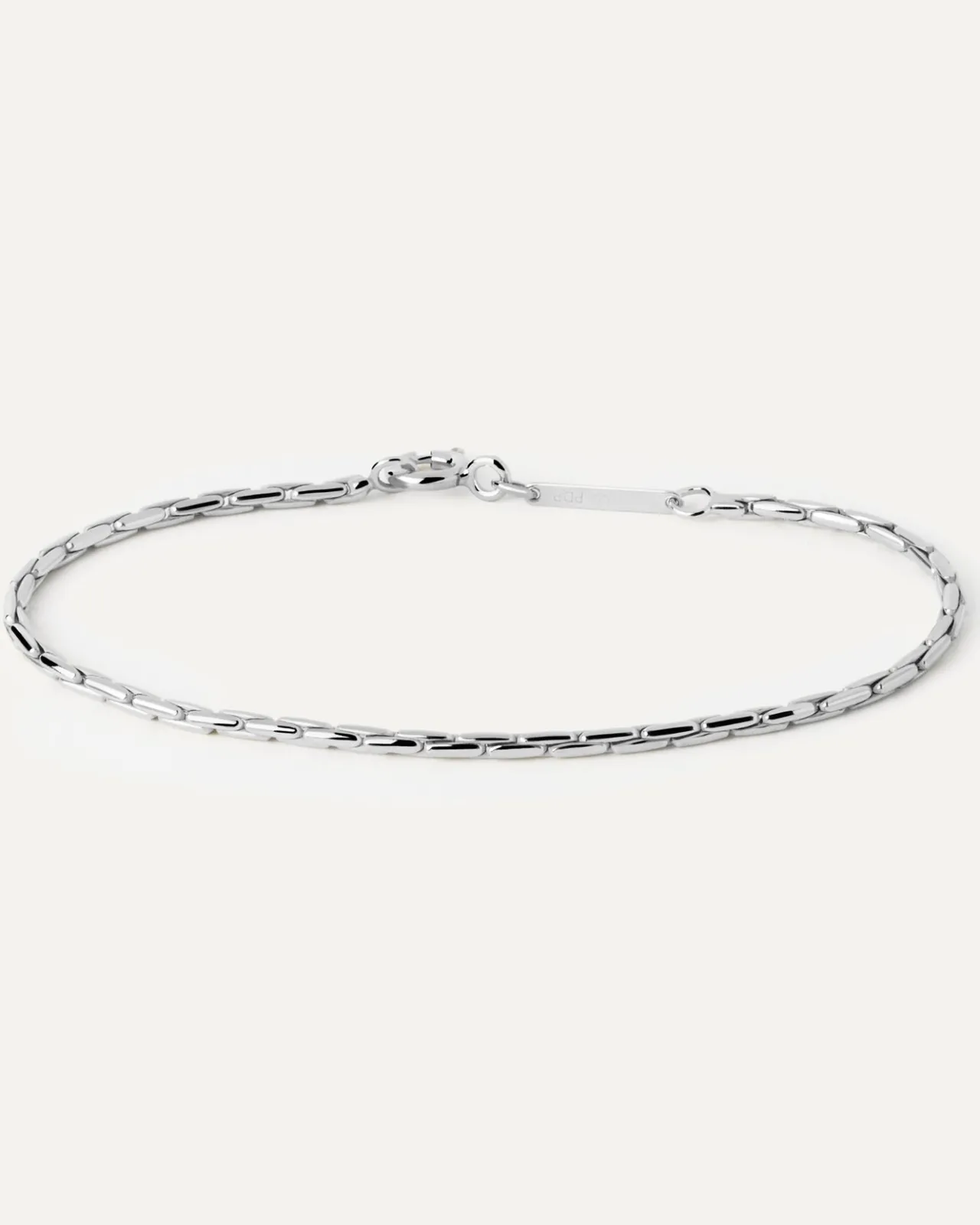 Pulseras Básicas|Pulseras De Cadena-PDPAOLA Pulsera Cadena de Plata Boston
