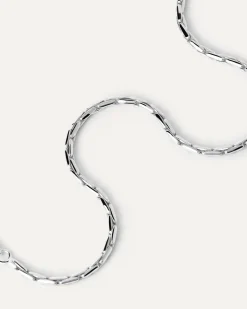 Pulseras Básicas|Pulseras De Cadena-PDPAOLA Pulsera Cadena de Plata Boston