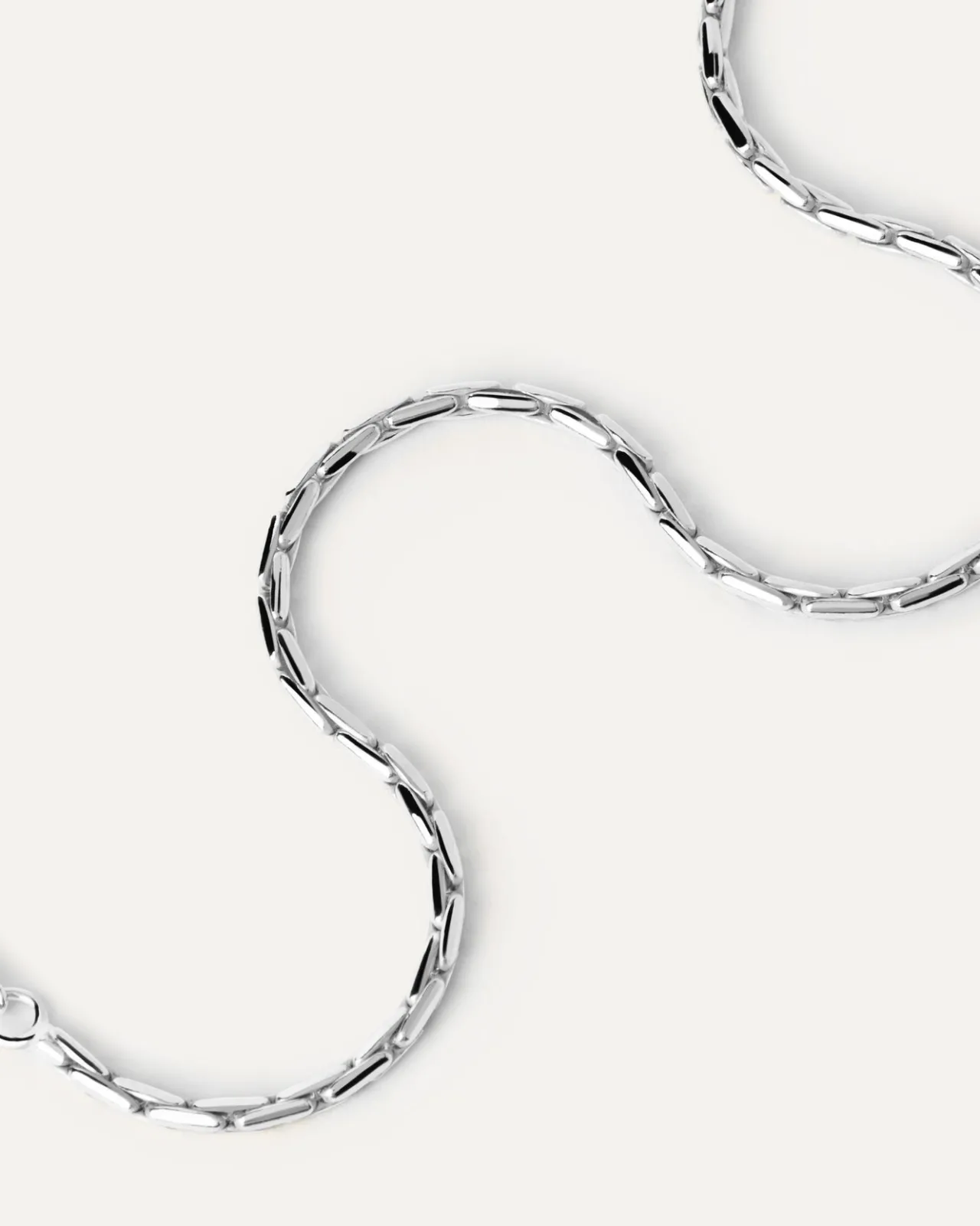 Pulseras Básicas|Pulseras De Cadena-PDPAOLA Pulsera Cadena de Plata Boston