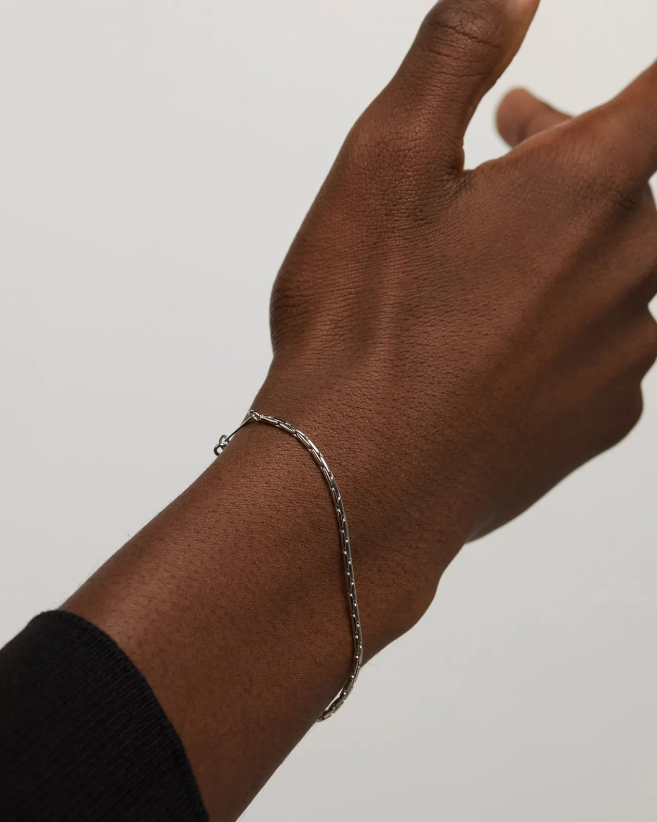 Pulseras Básicas|Pulseras De Cadena-PDPAOLA Pulsera Cadena de Plata Boston
