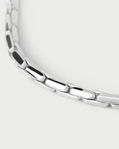 Pulseras Básicas|Pulseras De Cadena-PDPAOLA Pulsera Cadena de Plata Large Boston