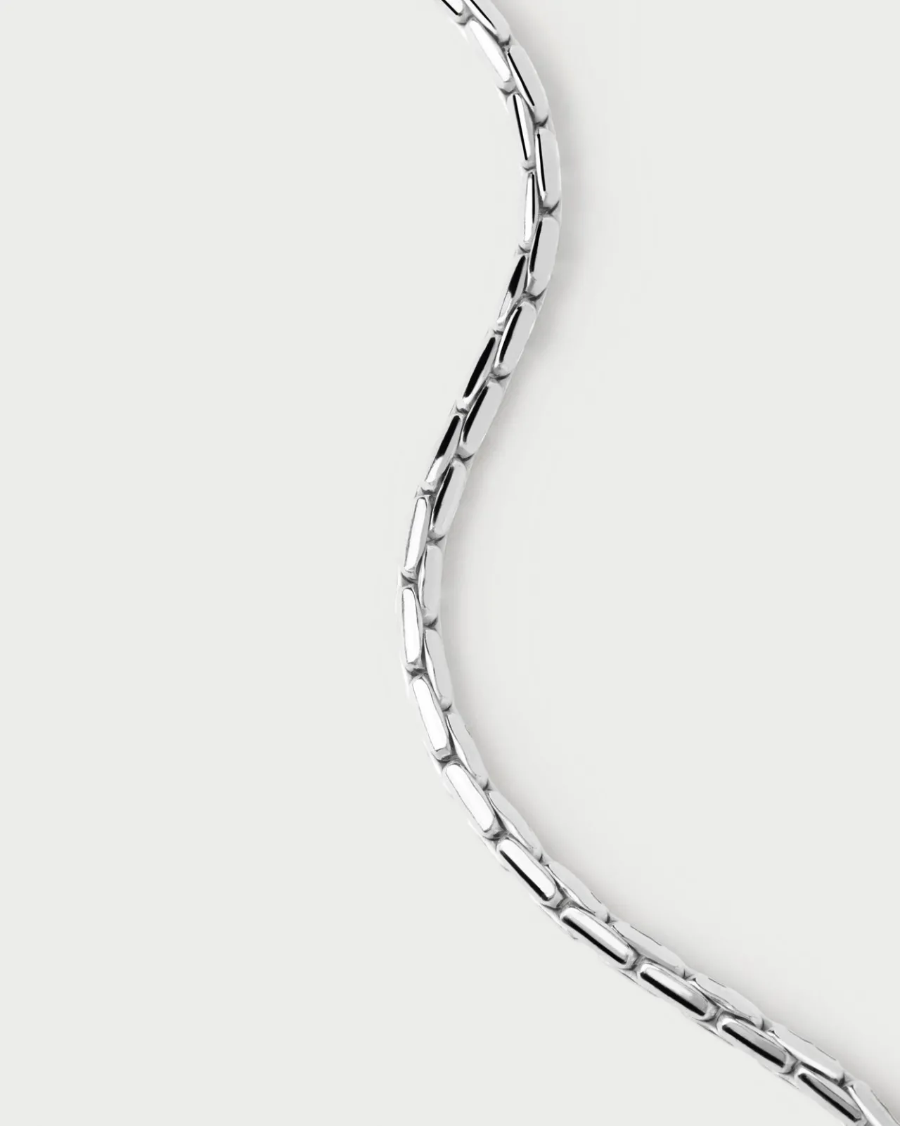 Pulseras Básicas|Pulseras De Cadena-PDPAOLA Pulsera Cadena de Plata Large Boston