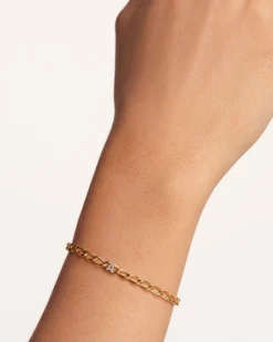 Pulseras De Letras|Pulseras De Cadena-PDPAOLA Pulsera Cadena Letra