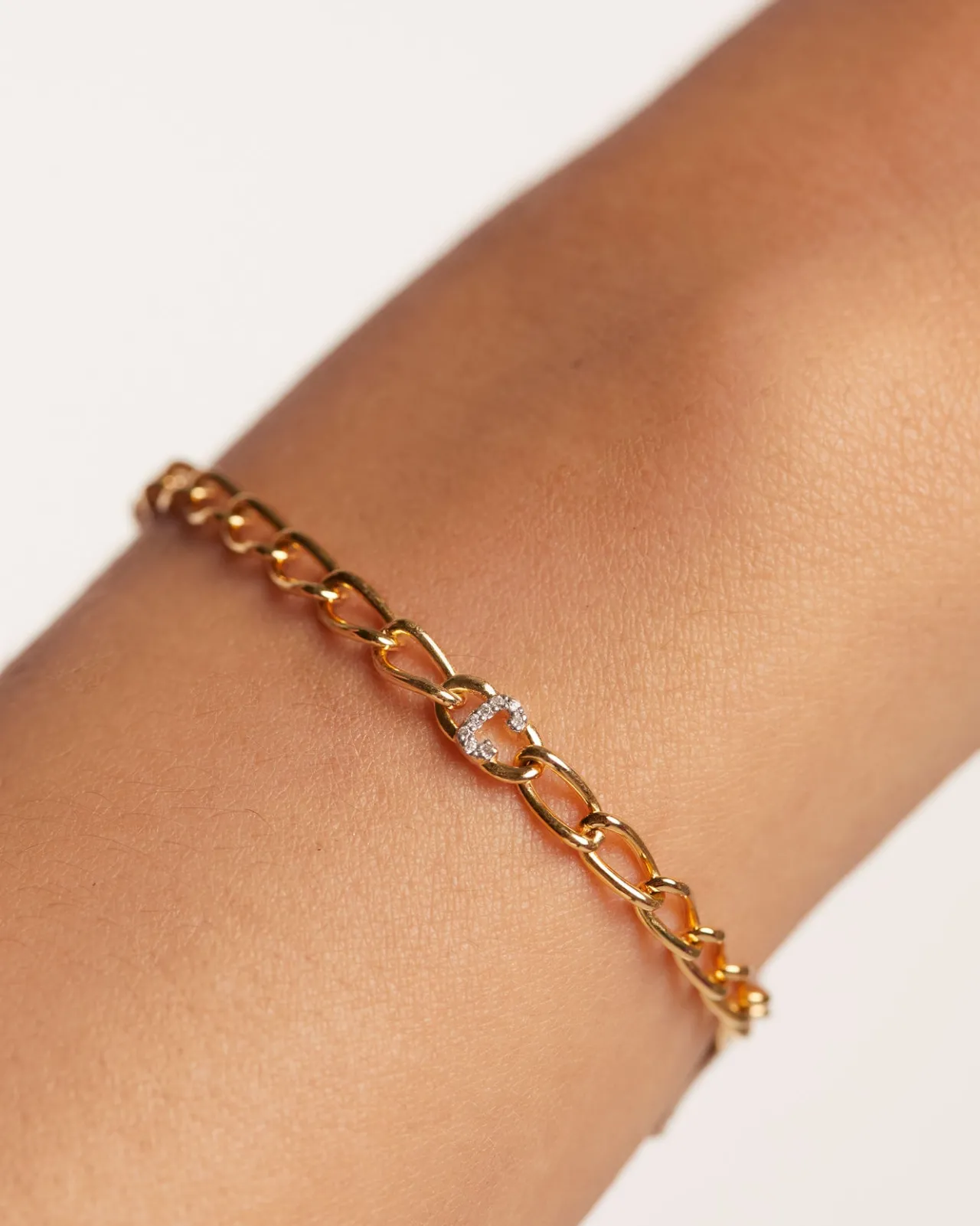 Pulseras Básicas|Pulseras De Letras-PDPAOLA Pulsera Cadena Letra C