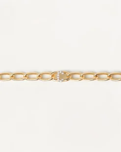 Pulseras Básicas|Pulseras De Letras-PDPAOLA Pulsera Cadena Letra C