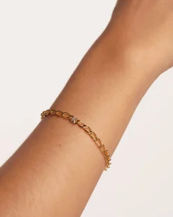 Pulseras De Letras|Pulseras De Oro-PDPAOLA Pulsera Cadena Letra K