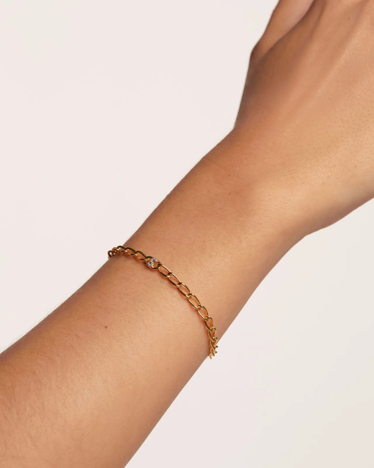 Pulseras De Letras|Pulseras De Oro-PDPAOLA Pulsera Cadena Letra S