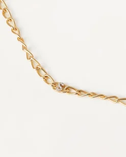 Pulseras De Letras|Pulseras De Oro-PDPAOLA Pulsera Cadena Letra U