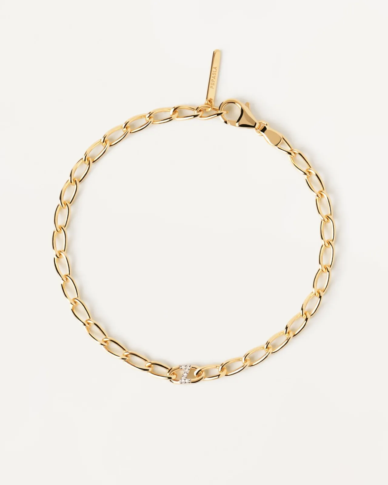 Pulseras De Oro|Rebajas Pulseras-PDPAOLA Pulsera Cadena Letra Z